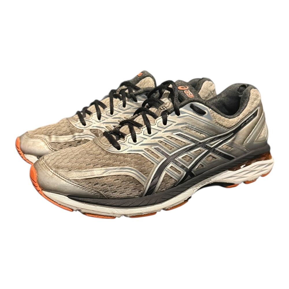 Asics GT-2000 5 Men's Running Sneakers Carbon Silver Orange Size 8 Athletic